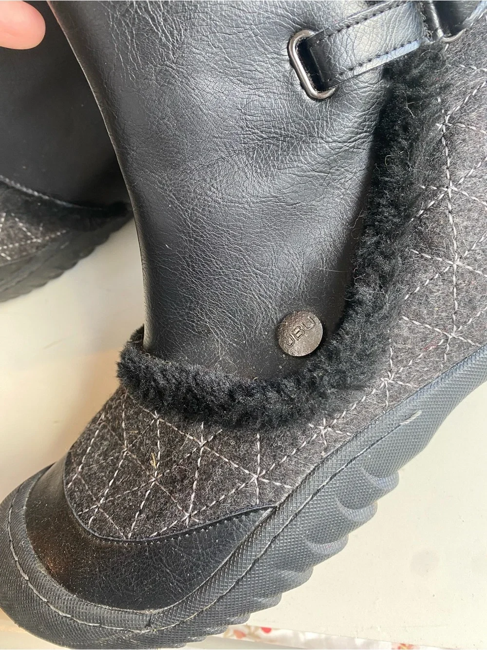 JBU by Jambu Iceburg side zip ankle boots , eco friendly winter boots, faux fur
